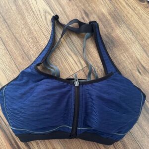Victoria's Secret Blue and Black Sports Bra